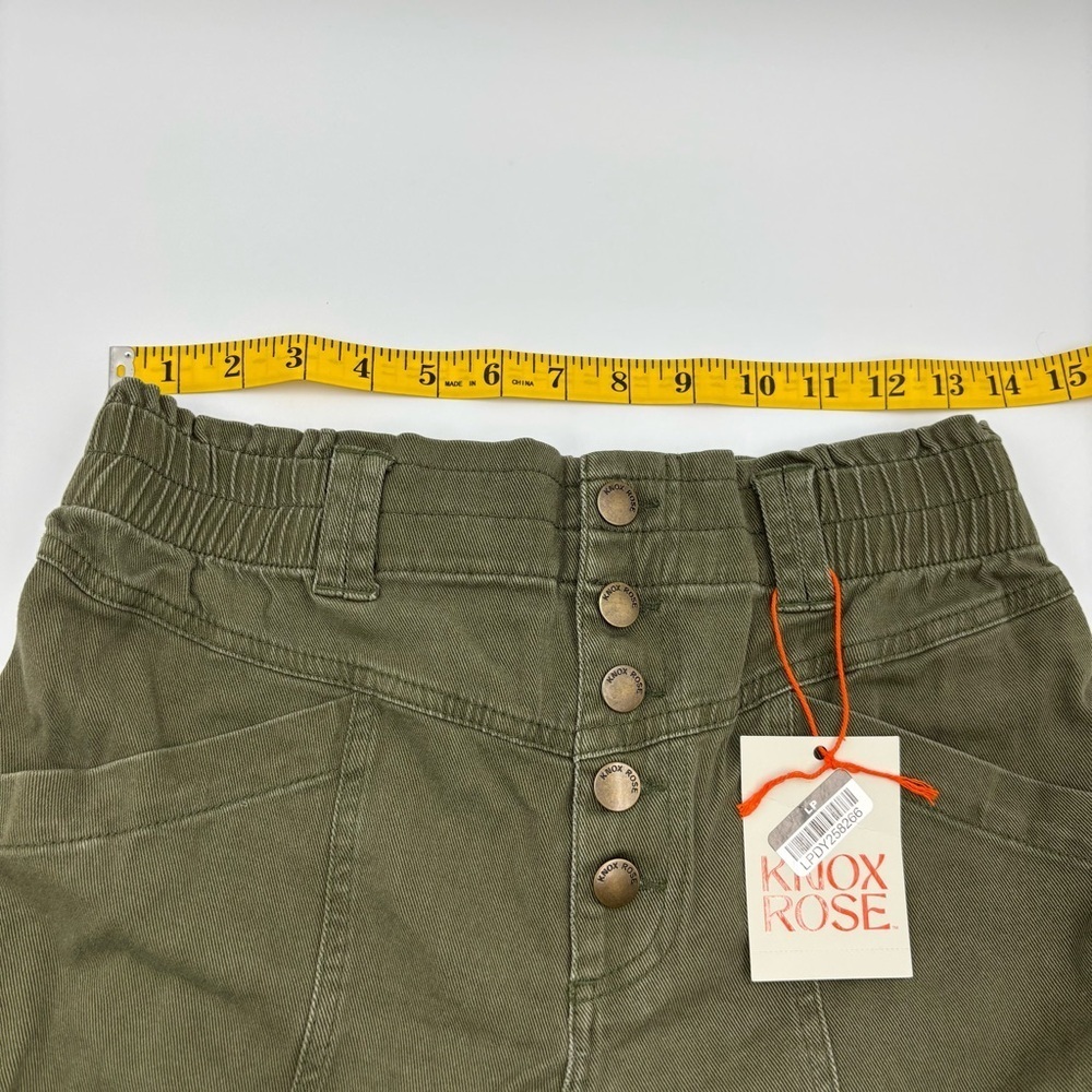 Women's Small Mid-Rise Tapered Fit Pants - Knox Rose Olive Green - Picture 10 of 11
